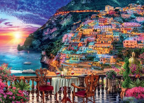 Ravensburger Dinner in Positano Italy 1000pc Puzzle