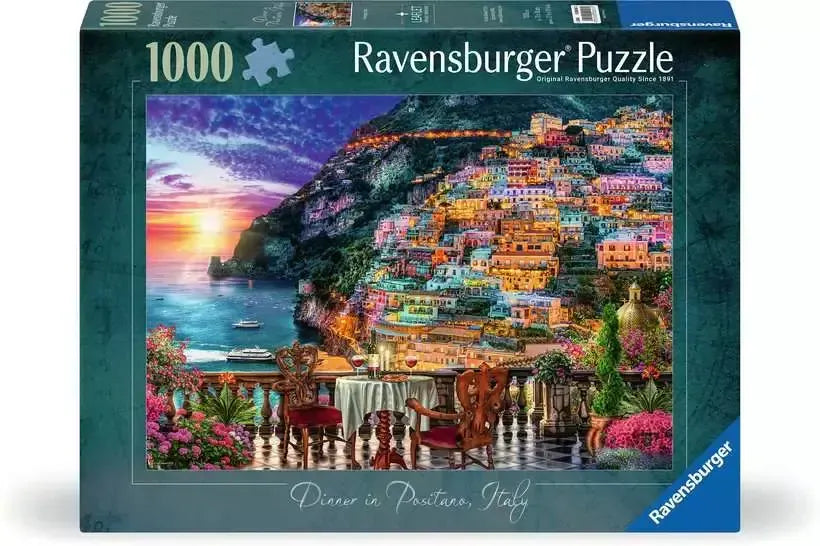 Ravensburger Dinner in Positano Italy 1000pc Puzzle