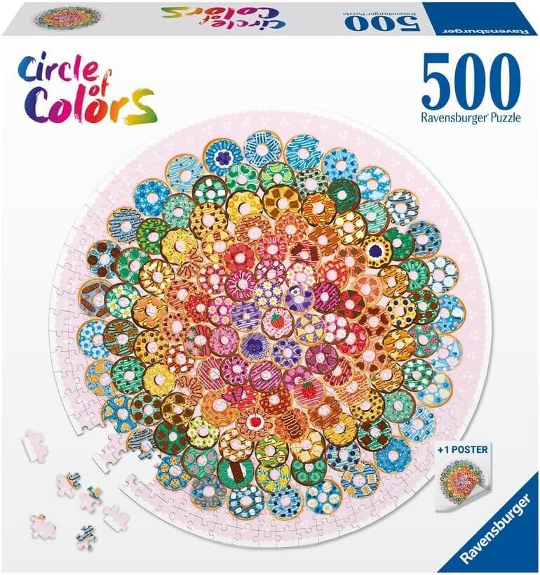 Ravensburger Donuts Circle 500pc Puzzle