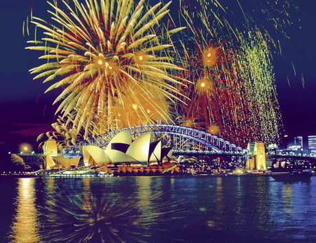 Ravensburger Fireworks Over Sydney Australia 1000pc Puzzle