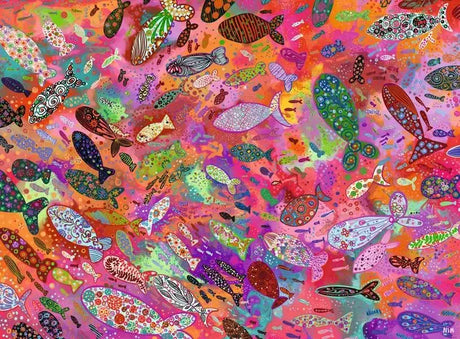 Ravensburger Fish in Fuchsia 500pc Puzzle