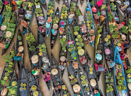 Ravensburger Floating Market, Indonesia 500pc Puzzle