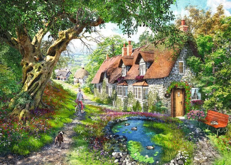 Ravensburger Flower Hill Lane 1000pc Puzzle