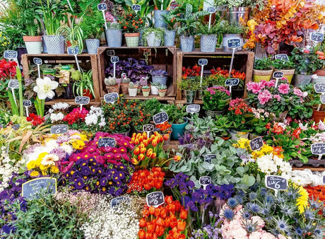 Ravensburger Flower Market, France 500pc Puzzle