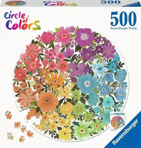 Ravensburger Flowers Circle 500pc Puzzle
