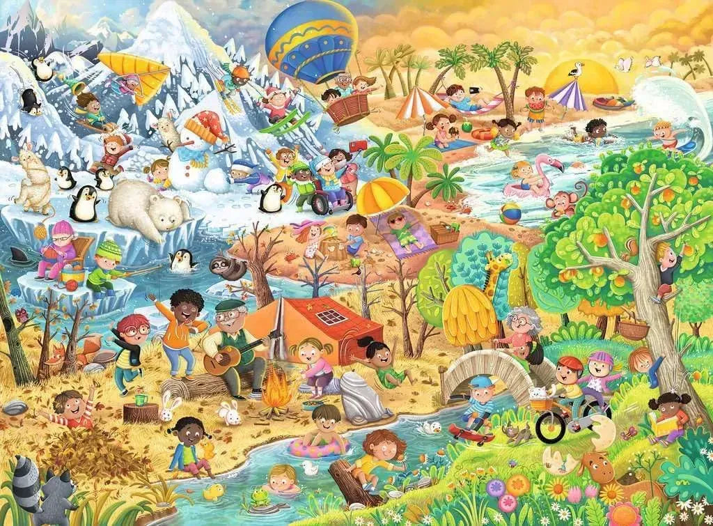 Ravensburger Four Seasons of Fun 100pc Puzzle
