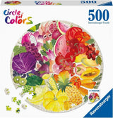 Ravensburger Fruits & Vegetables Circle 500pc Puzzle