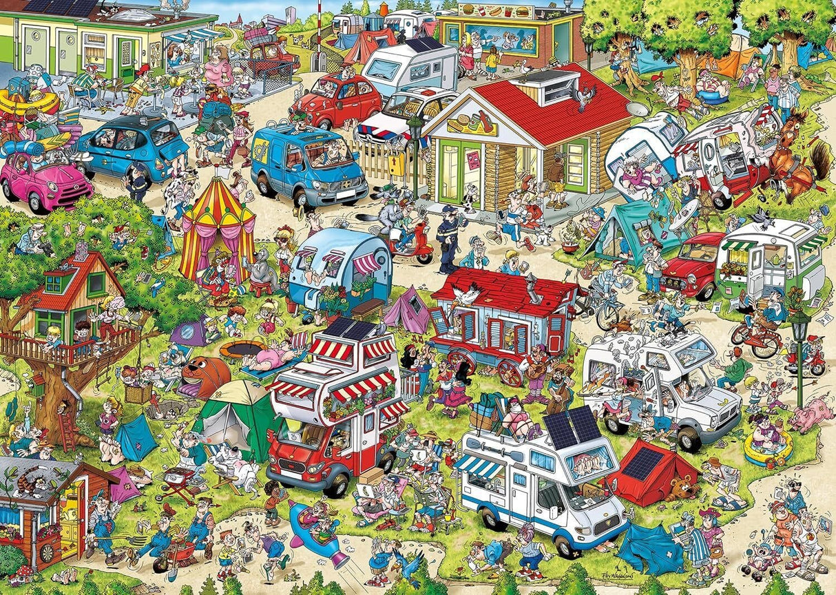 Ravensburger Holiday Resort 1 The Campsite 1000pc Puzzle
