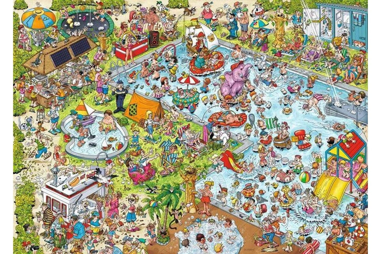 Ravensburger Holiday Resort 3 The Pool 1000pc Puzzle