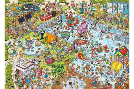 Ravensburger Holiday Resort 3 The Pool 1000pc Puzzle