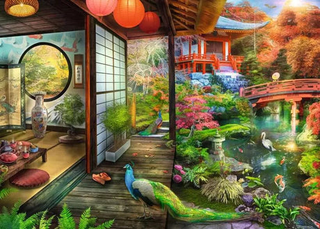 Ravensburger Japanese Garden Teahouse 1000pc Puzzle