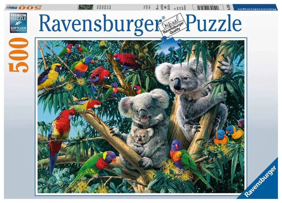 Ravensburger Koalas in a Tree Puzzle 500pc Puzzle - Hobbytech Toys