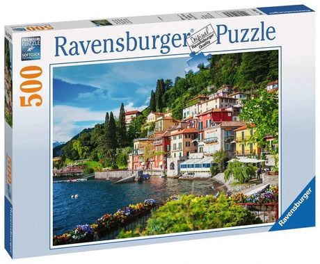 Ravensburger Lake Como Italy 500pc Puzzle - Hobbytech Toys