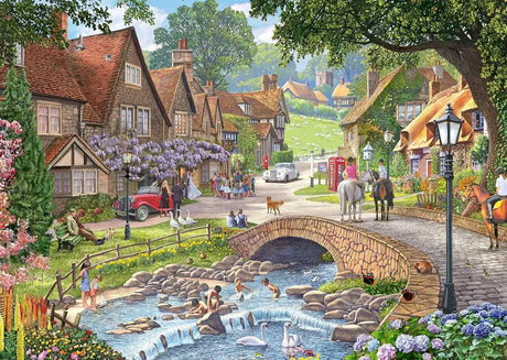 Ravensburger Leisure Days Lazy Days By The Stream Puzzle 1000pc