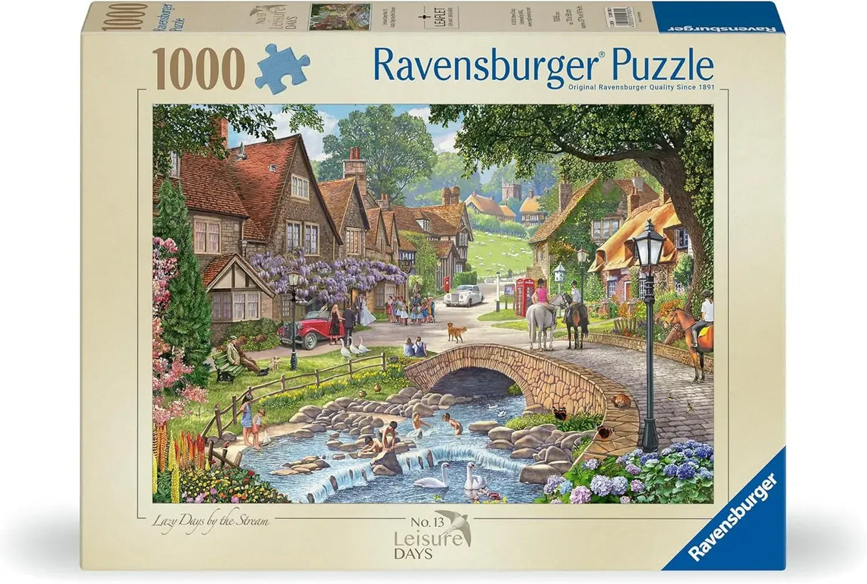 Ravensburger Leisure Days Lazy Days By The Stream Puzzle 1000pc