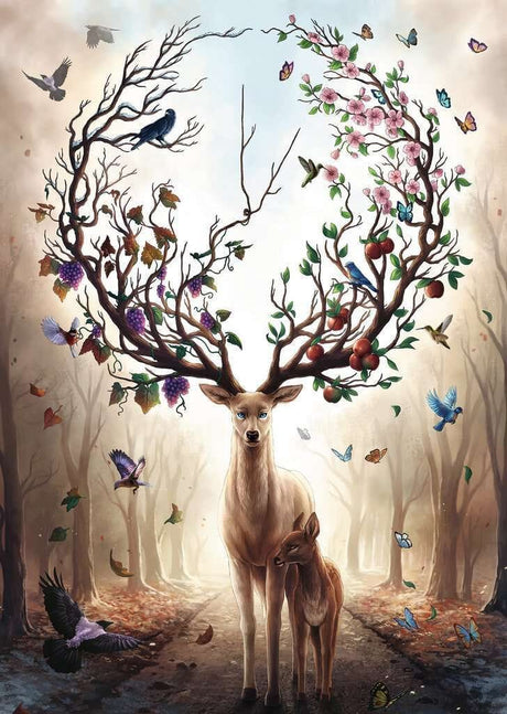 Ravensburger Magical Deer 1000pc Puzzle