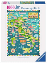 Ravensburger Map of Italy Wines 1000pc Puzzle