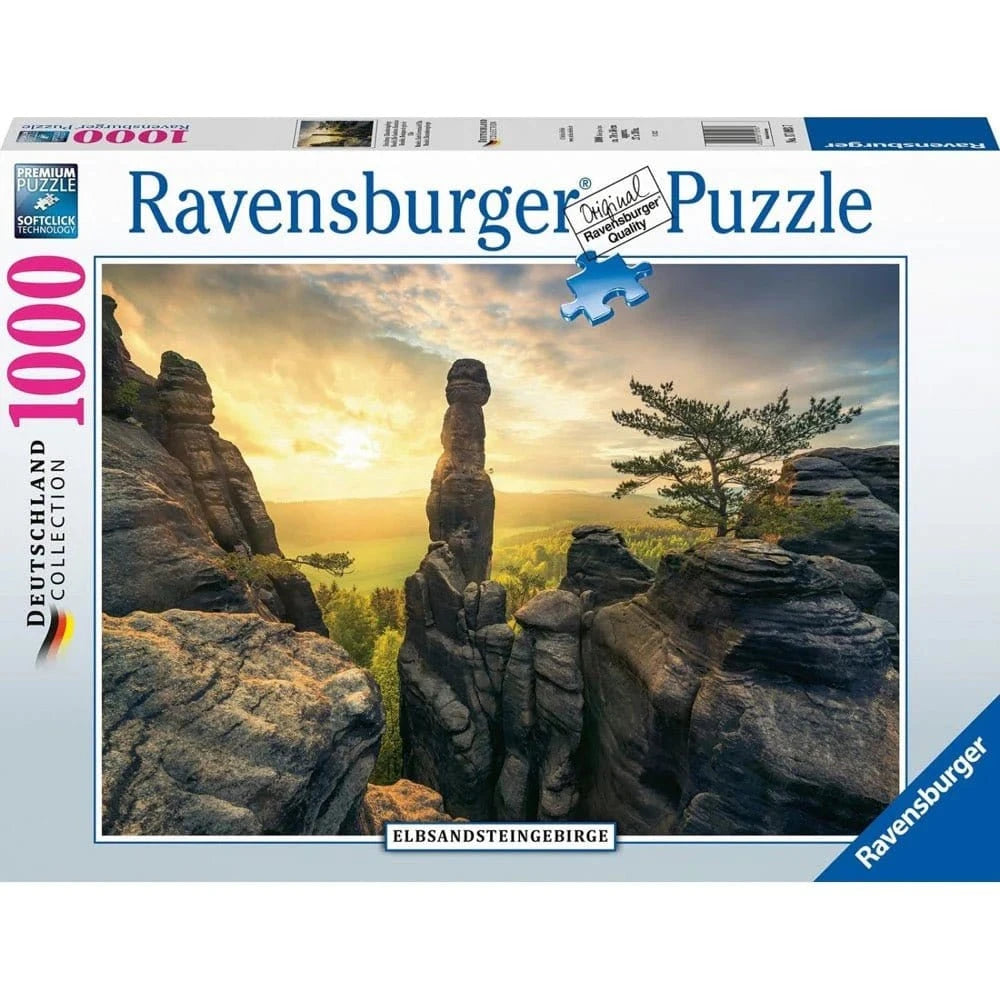 Ravensburger Monolith Elbe Sandstone Mountains 1000pc [17093 - 7] - Hobbytech Toys