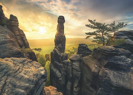 Ravensburger Monolith Elbe Sandstone Mountains 1000pc Puzzle