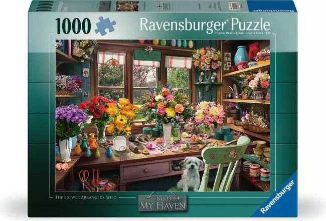 Ravensburger My Haven No.13 Flower Arranger 1000pc Puzzle