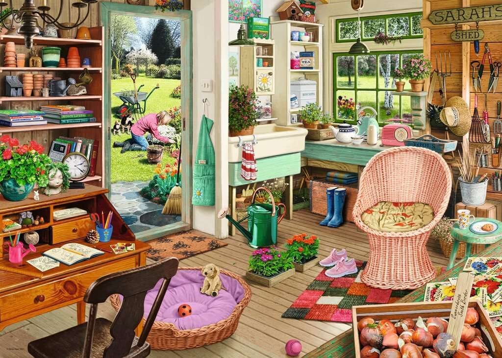 Ravensburger My Haven No 8 The Gardener's Shed 1000 Pieces