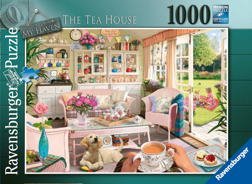 Ravensburger My Haven No 9 The Tea Shed 1000pc Puzzle