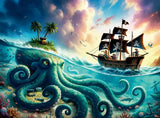 Ravensburger - Octopus Treasure 100pc Puzzle