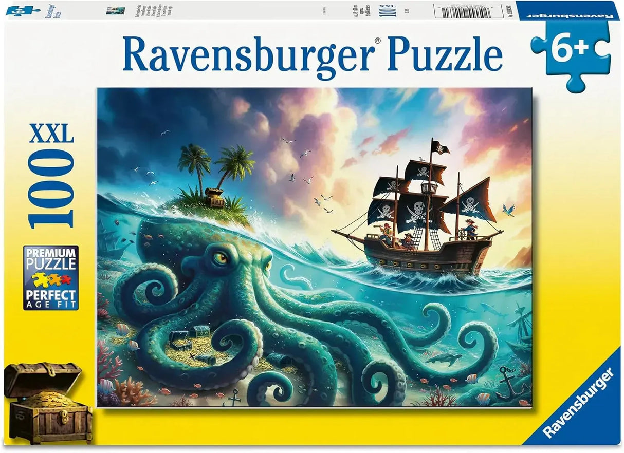 Ravensburger - Octopus Treasure 100pc Puzzle