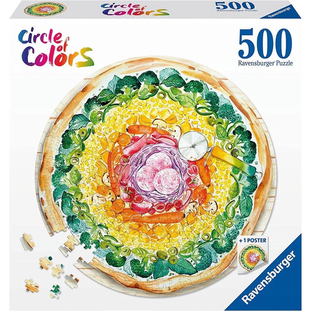 Ravensburger Pizza Circle 500pc Puzzle