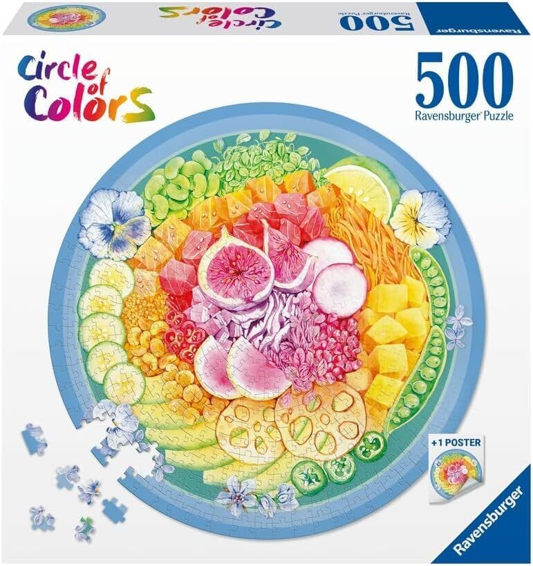 Ravensburger Poke Bowl Circle 500pc Puzzle