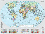 Ravensburger - Political World Map Puzzle 1000pc Puzzle