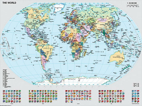 Ravensburger - Political World Map Puzzle 1000pc Puzzle