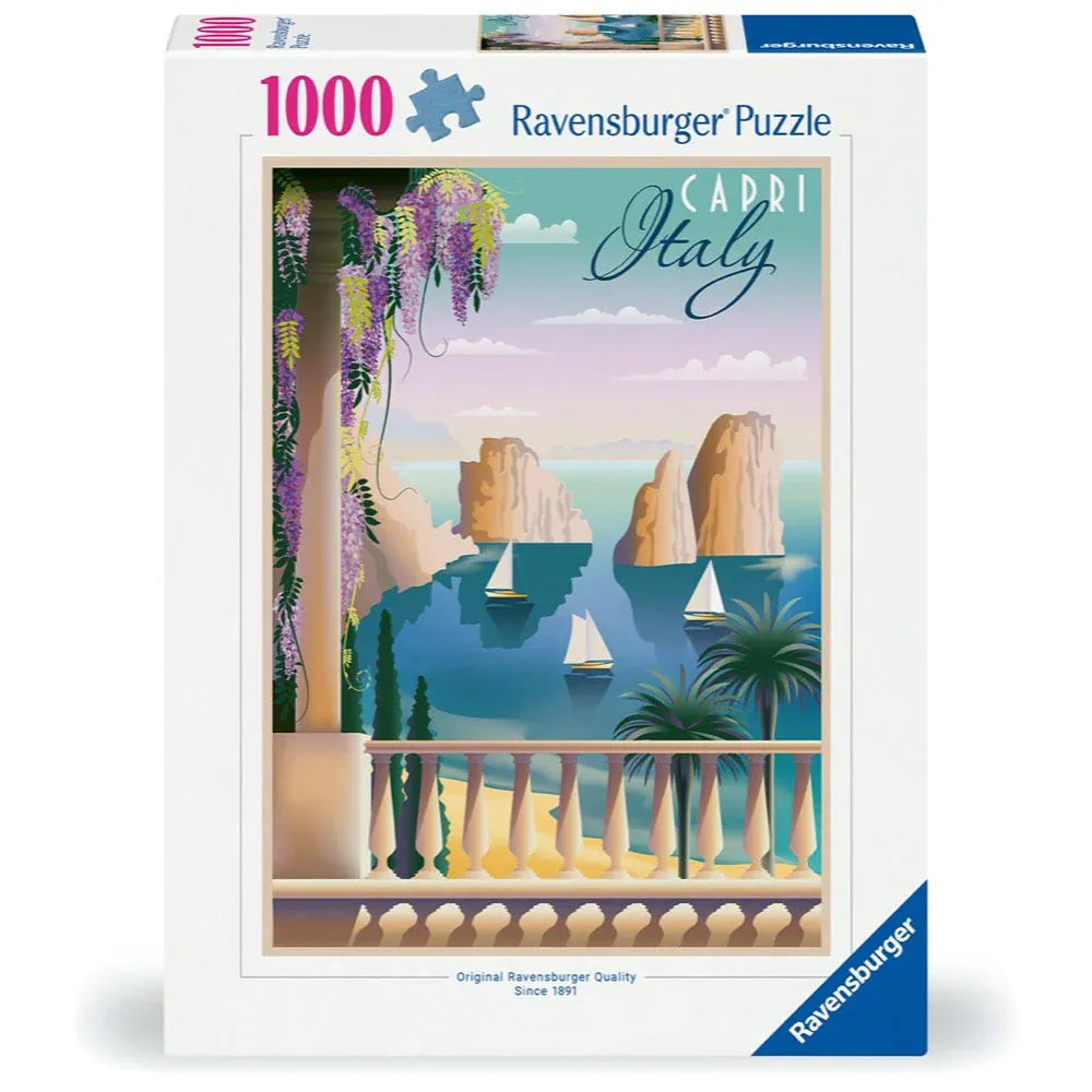 Ravensburger Postcard From Liguria Italy 1000pc Puzzle