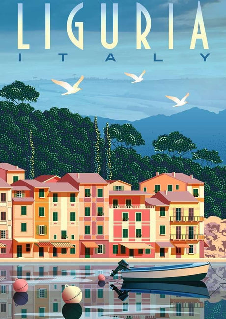 Ravensburger Postcard from Liguria Italy 1000pc Puzzle
