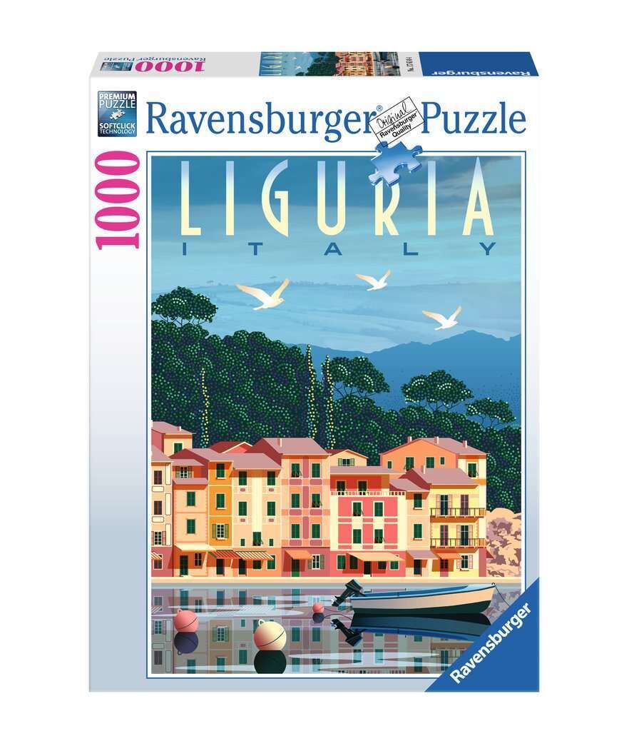 Ravensburger Postcard from Liguria Italy 1000pc Puzzle
