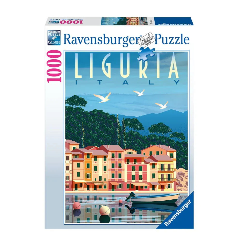 Ravensburger Postcard From Liguria Italy 1000pc Puzzle