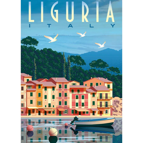 Ravensburger Postcard From Liguria Italy 1000pc Puzzle