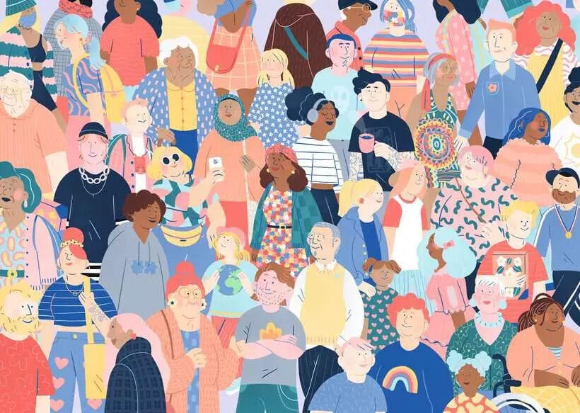 Ravensburger Puzzle People 1000pc Puzzle