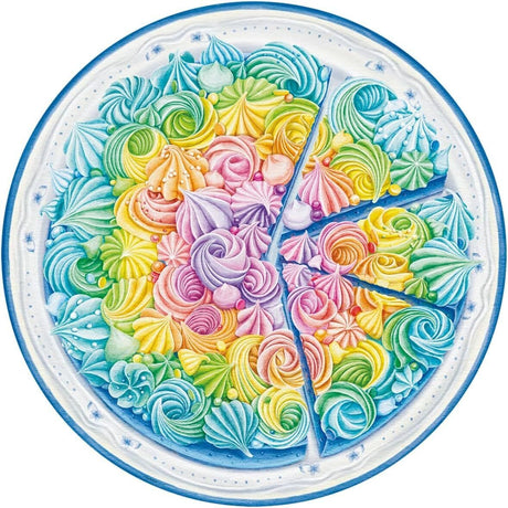 Ravensburger Rainbow Cake Circle 500pc Puzzle