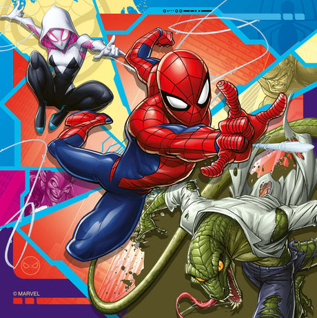 Ravensburger - Spiderman It's Web-Slinging Time 3x49pc Puzzle