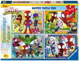 Ravensburger Spidey's Team Bumper Pack Puzzle 4x42 Pieces