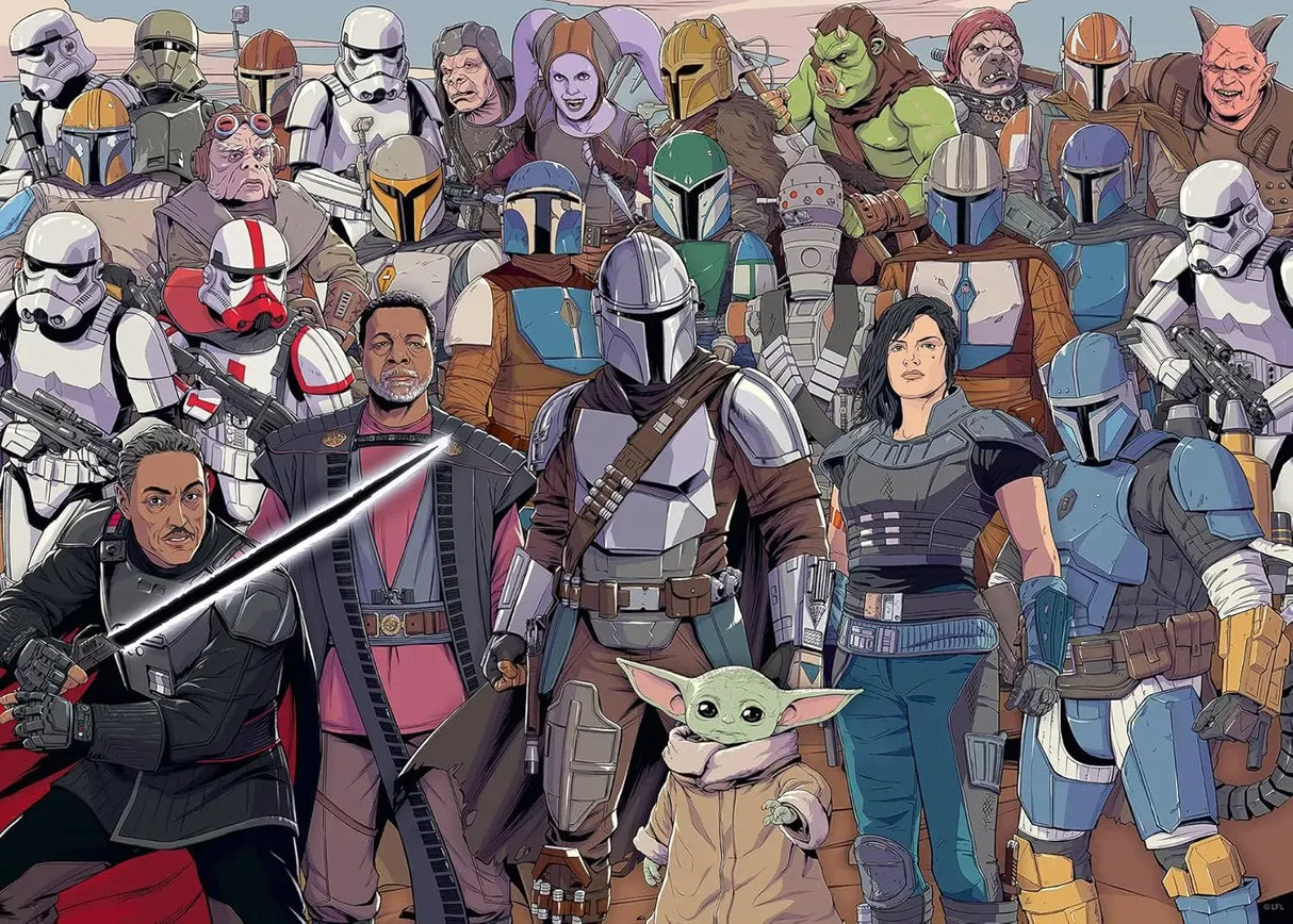 Ravensburger Star Wars Mandalorian Challenge 1000 Pieces