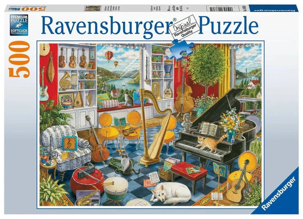 Ravensburger The Music Room 500pc Puzzle - Hobbytech Toys
