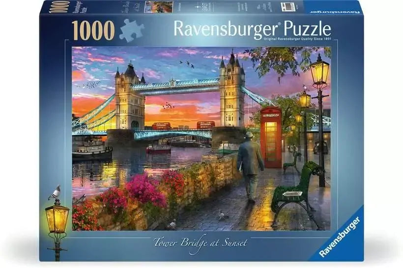 Ravensburger - Tower Bridge at Sunset 1000pc Puzzle
