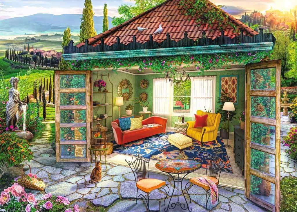 Ravensburger Tuscan Oasis 1000pc Puzzle