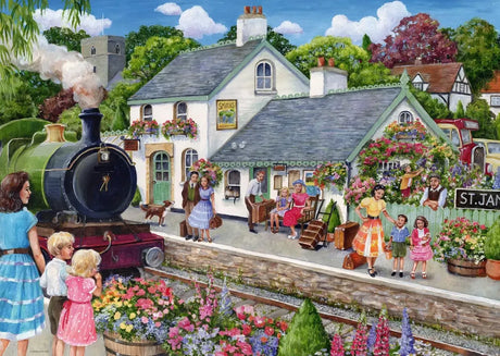 Ravensburger Whistle Stop Cottage 1000pc Puzzle