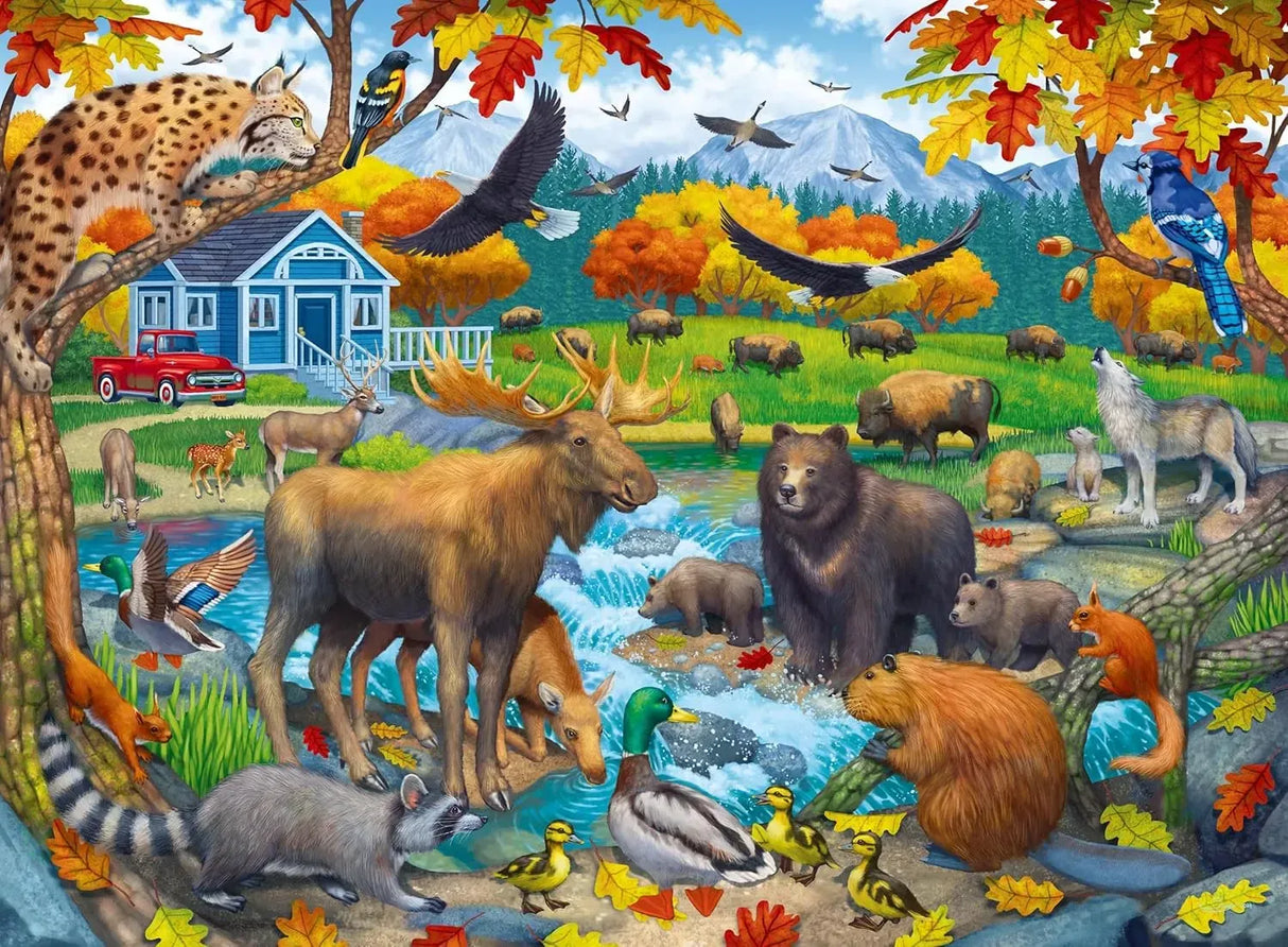 Ravensburger - Wildlife Gathering 150pc Puzzle