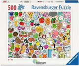 Ravensburger WJPC25: Cute Kawaii Chaos 500pc Puzzle
