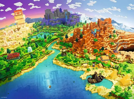 Ravensburger - World of Minecraft 500pc Puzzle