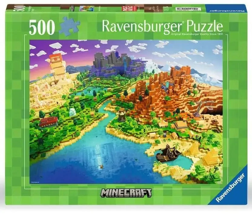 Ravensburger - World of Minecraft 500pc Puzzle